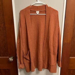 A new day women’s orange cardigan, Size L